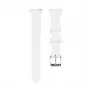 Connect 22mm T-Bügel Silikon Loop Armband (130mm M/L) Weiß