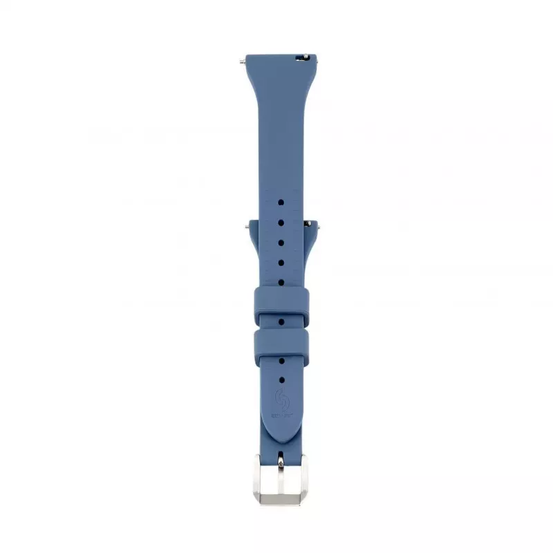 Connect 22mm T-Buckle Silicone Loop Watch Strap (130mm M/L) Blau