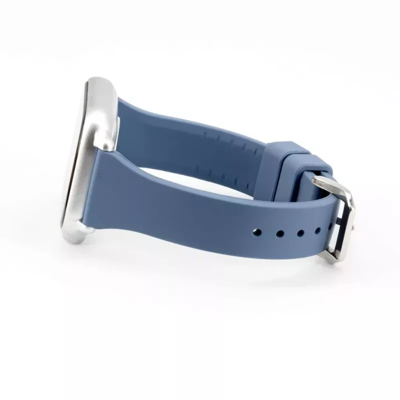 Connect 22mm T-Buckle Silicone Loop Watch Strap (130mm M/L) Blau