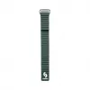Connect 22mm Flat Head Leder - Silikon Loop Magnetisches Armband (130mm M/L) Forest Green