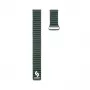 Connect 22mm Flat Head Leder - Silikon Loop Magnetisches Armband (130mm M/L) Forest Green