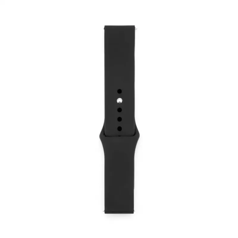 Connect 22mm Silikon Loop Armband (S/M 110mm) Schwarz