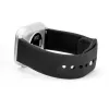 Connect 22mm Silikon Loop Armband (S/M 110mm) Schwarz