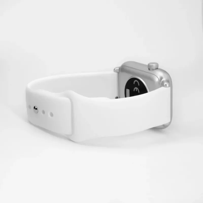 Connect 22mm Silikon Loop Armband (S/M 110mm) Weiß