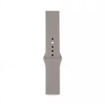 Connect 22mm Silikon Loop Armband (S/M 110mm) Grau