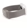 Connect 22mm Silikon Loop Armband (S/M 110mm) Grau