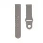Connect 22mm Silikon Loop Armband (S/M 110mm) Grau