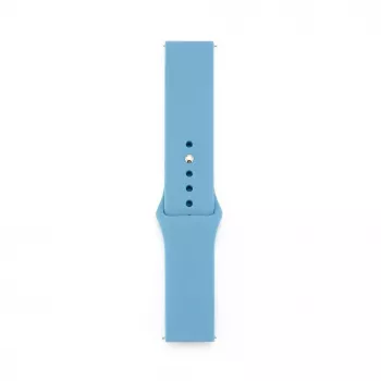 Connect 22mm Silikon-Loop-Uhrenarmband (S/M 110mm) Blau