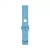 Connect 22mm Silikon-Loop-Uhrenarmband (S/M 110mm) Blau