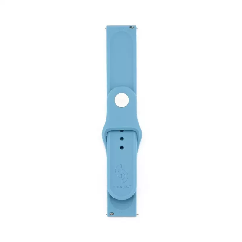 Connect 22mm Silikon-Loop-Uhrenarmband (S/M 110mm) Blau