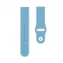 Connect 22mm Silikon-Loop-Uhrenarmband (S/M 110mm) Blau