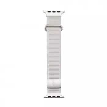Connect Watch 38/40/41mm Premium Synthetik-Leder Magnetisches Link-Armband Starlight