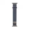 Connect Watch 42/44/45mm Premium PU Leder Magnetisches Loop Armband Indigoblau