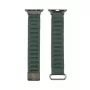 Connect Watch 42/44/45mm Premium PU Leder Magnetic Loop Armband Cedar Green