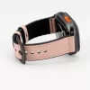 Connect Watch 38/40/41mm Silikon-Patch-Leder-Armband (132mm M/L) Pink Sand
