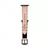 Connect Watch 42/44/45mm Silikon-Patch-Leder-Armband (132mm M/L) Pink Sand