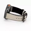 Connect Watch 42/44/45mm Silikon-Patch-Leder-Armband (132mm M/L) Weiß