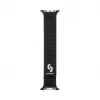Connect Watch 42/44/45mm Fine Woven Twill Magnetic Chain Watch Strap Black