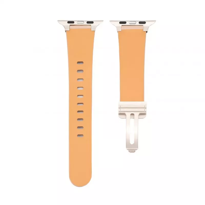 Connect Watch 38/40/41mm Single Loop Buckle Lederarmband Rosarot