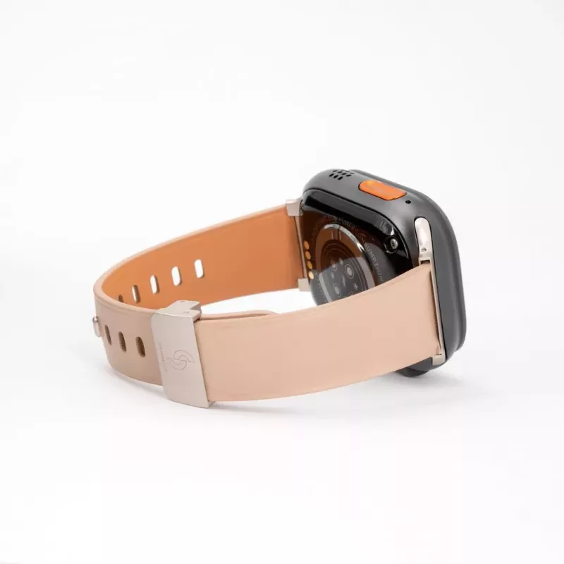 Connect Watch 38/40/41mm Single Loop Buckle Lederarmband Rosarot