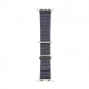 Connect Watch 38/40/41mm Marine Leder Armband Marineblau