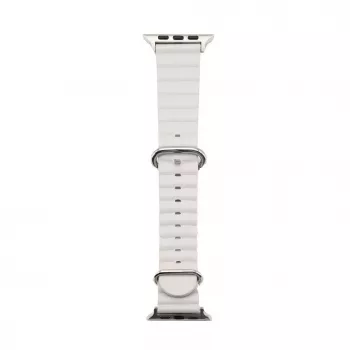 Connect Watch 38/40/41mm Marine Leder Armband Starlight