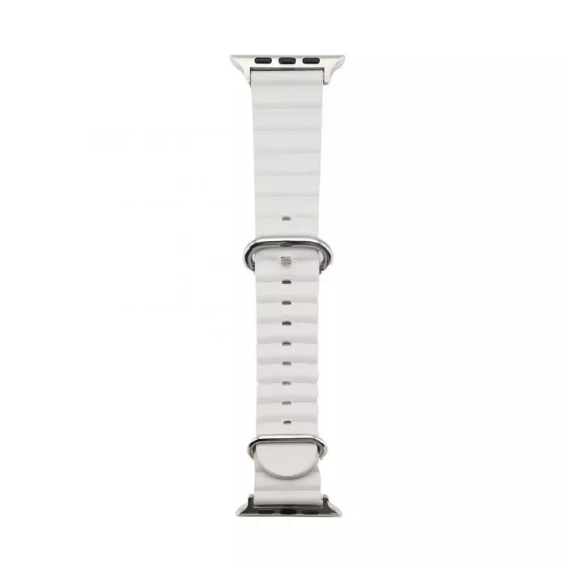 Connect Watch 38/40/41mm Marine Leder Armband Starlight