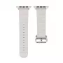 Connect Watch 38/40/41mm Marine Leder Armband Starlight