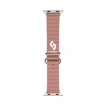 Connect Watch 38/40/41mm Marine Leder Armband Rauchig Lila