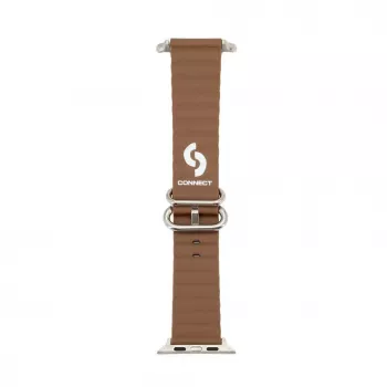 Connect Watch 38/40/41mm Marine Leder Armband Braun