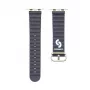Connect Watch 42/44/45mm Marine Leder Armband Marineblau