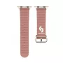 Connect Watch 42/44/45mm Marine Leather Watch Strap Smoky Purple