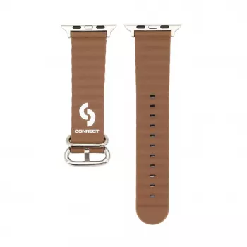 Connect Watch 42/44/45mm Marine Leder Armband Braun