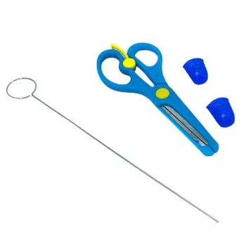 iLike S3 Zubehörset 3in1 für 3D-Druckstift - Reinigungsnadel / Schere / 2 Fingerschützer