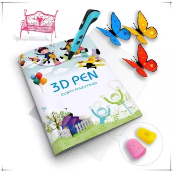 iLike S5 Malbuch für 3D-Druckstift Figurenerstellung und Lernen - 22 Vorlagen
