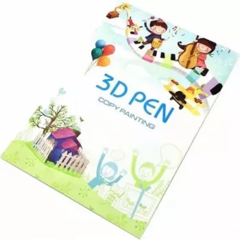 iLike S6 Malbuch für 3D-Druckstift Figurenerstellung und Lernen, 40 Vorlagen