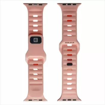 Evelatus Apple Watch 38/40/41mm Sport Silicone Loop Light Pink