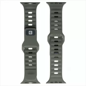 Evelatus Watch 42/44/45 Sport Silicone Loop Dark Green