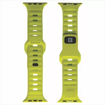 Evelatus Watch 42/44/45 Sport Silicone Loop Ultra Yellow