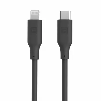 Evelatus USB-C auf Lightning Silikonkabel 1,2m (MFI10CL) 60W / 20V 3A Schwarz