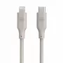 Evelatus USB-C auf Lightning Silikonkabel 1,2m (MFI10CL) 60W / 20V 3A Warmgrau