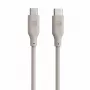 Evelatus USB-C auf USB-C Silikonkabel 1,2m 60W / 20V 3A Warmgrau