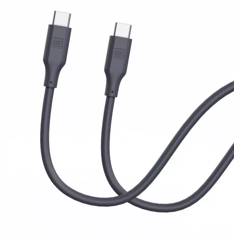 Evelatus USB-C auf USB-C Silikonkabel 1,2m 60W 20V/3A Blau