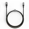 Evelatus USB-C auf Lightning Kabel 1,2m 60W MFi zertifiziert geflochtenes Nylon Aluminiumgehäuse Schwarz