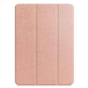 iLike Galaxy Tab S9 FE Tri-Fold Eco-Leder Stand Case Roségold