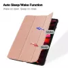 iLike Tab P11 11.5 2nd Gen TB350 Tri-Fold Eco-Leather Stand Case Rose Gold