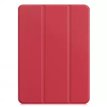 iLike Galaxy Tab S7 FE 12.4 Tri-Fold Eco-Leder Stand Case Korallenrosa