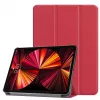 iLike Galaxy Tab S8 Plus 12.4 Tri-Fold Eco-Leder Stand Case Korallenrosa