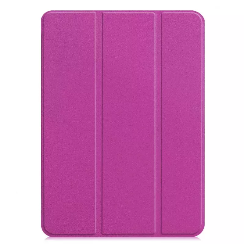 iLike Galaxy Tab S9 FE Plus Tri-Fold Eco-Leather Stand Case Purple