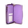 Evelatus Universal Wallet Case Flower Purple